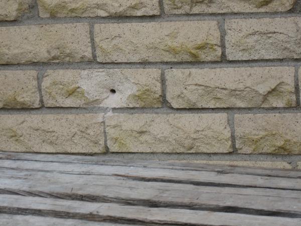 Drill Hole Through Brick